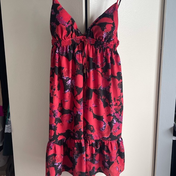 Moda International Plunge Neck Dress with Straps - Picture 2 of 7